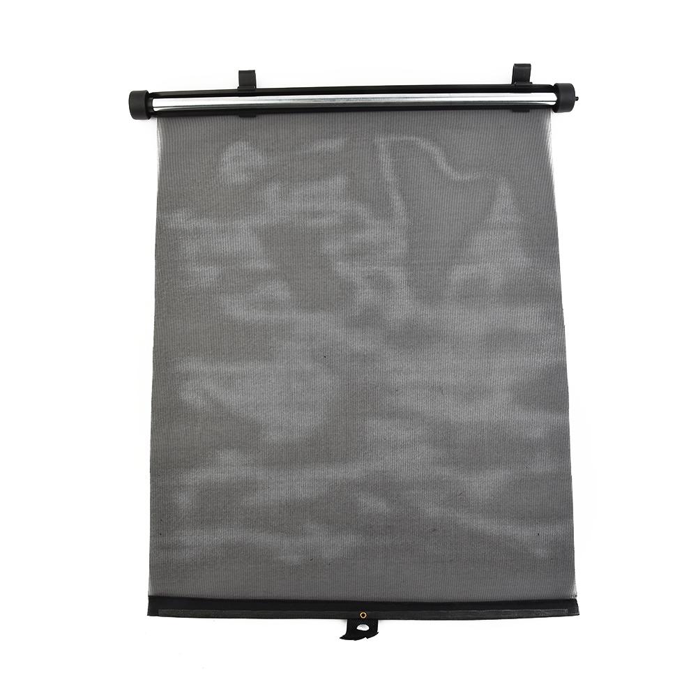 Side Window Car Roller Shades Baby Sun Shield Cover Roll Black 40*60cm