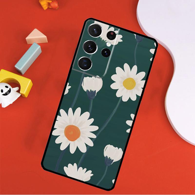 Color cute little floral Phone Case For Samsung Galaxy S25 Ultra S24 Ultra S9 S10 S20 S21 S22 S24 Plus S23 FE Cover