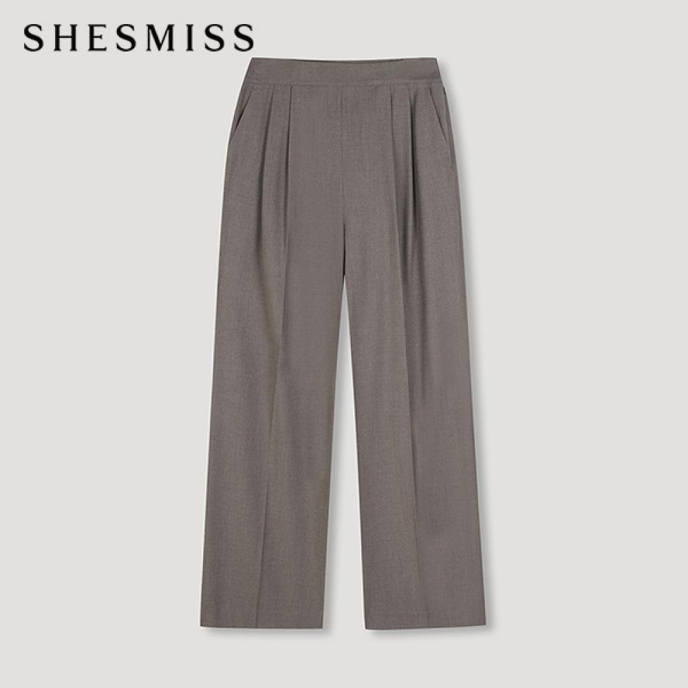 

She S miSS Two Tuck Wide pantS SwwSln41160 Mb melange brown/55