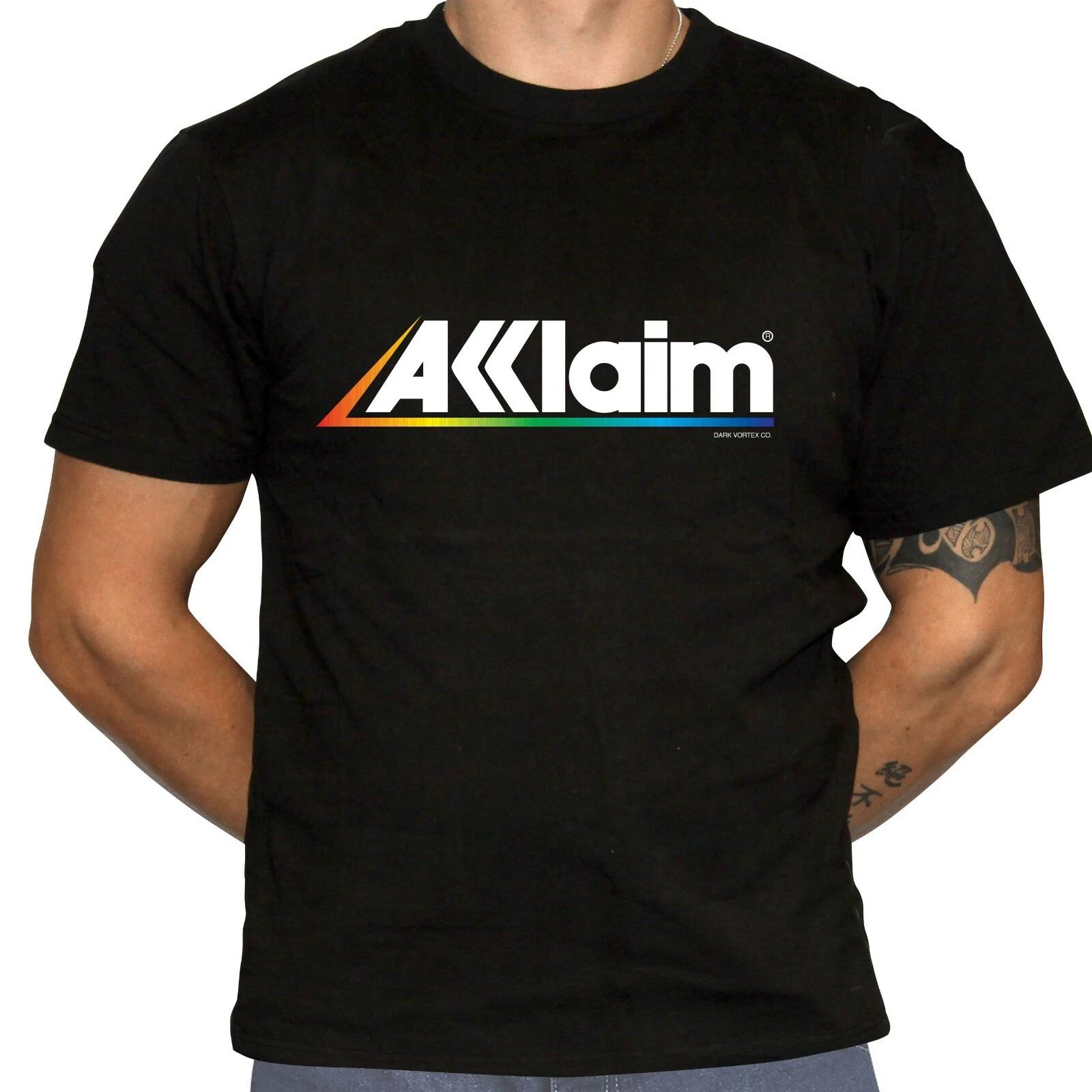 Acclaim Games Logo TShirt - Defunct Game Company - 100% Preshrunk Cotton Shirts XXXXL