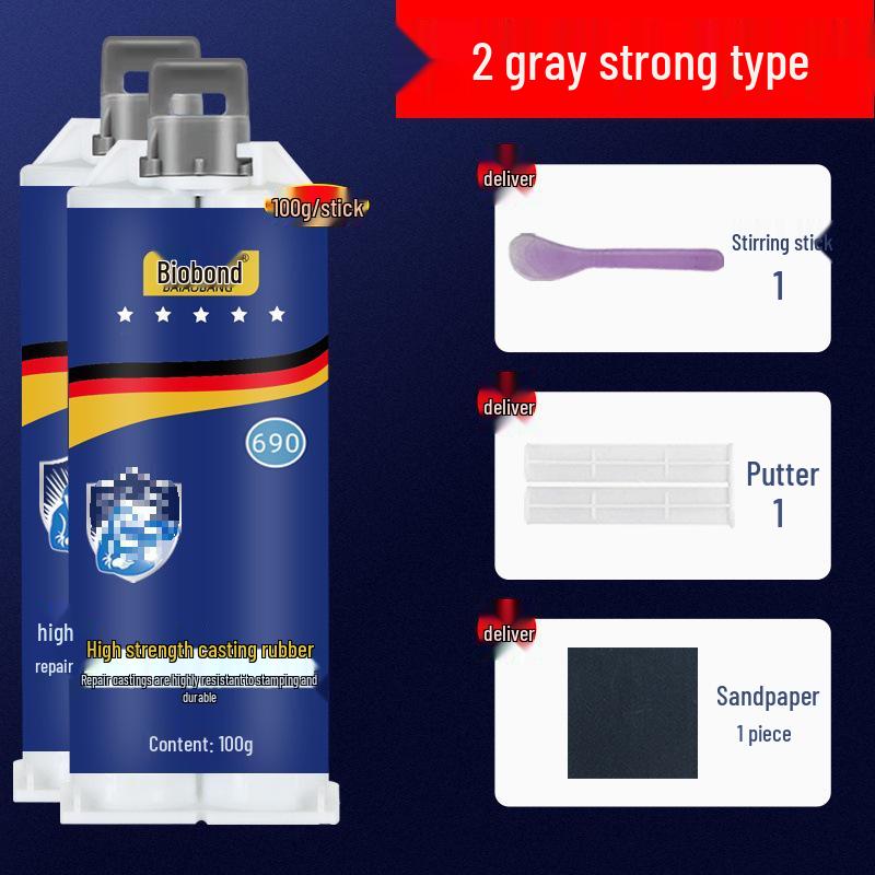 Универсальный водостойкий сварочный клей для металла, радиаторов, топливных баков и труб - Прочный, герметичный клей