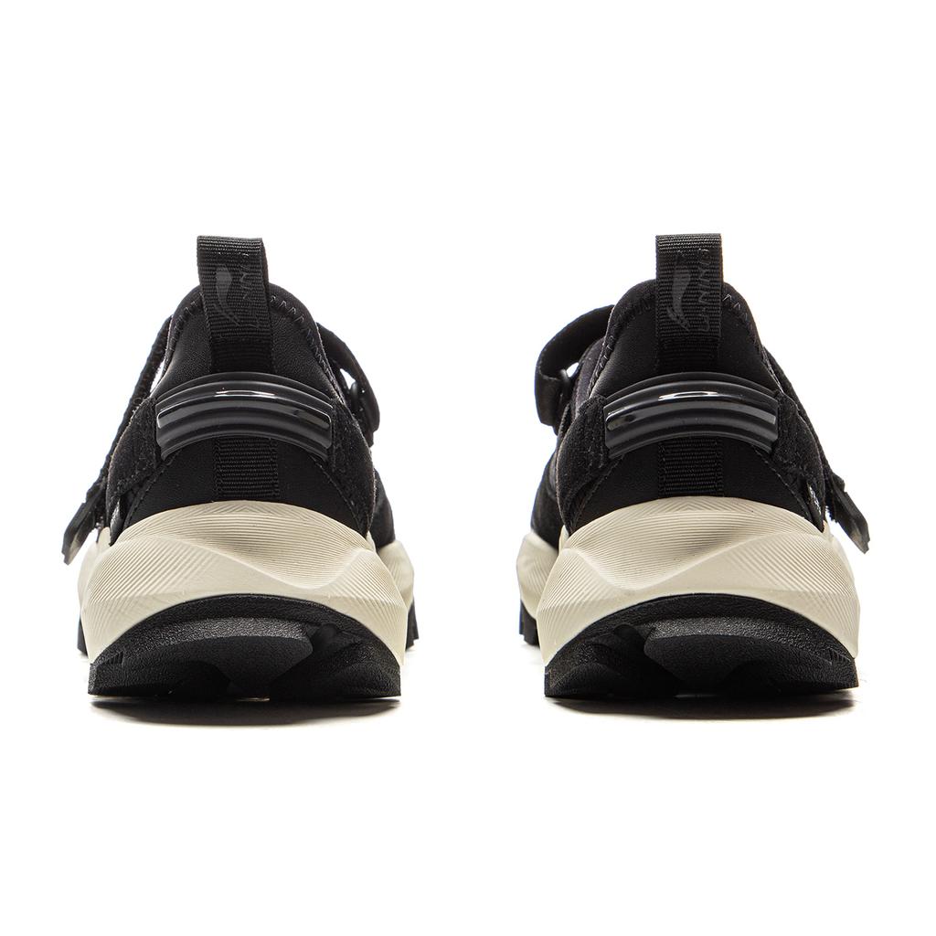 Li Ning Mulan Mary Jane Trendy Comfortable Shock Absorption Rebound Low Top Casual Shoes Women Casual Shoes Black AZGV008-4