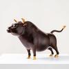 Simulation Animal Sculpture Brass Ornaments Golden Ox Cattle Bull Resin Sculpture Copper Figurines Home Decoration Accessories