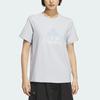 adidas MUST HAVES Knitted Short-Sleeved SS25 T-Shirt Women's Blue