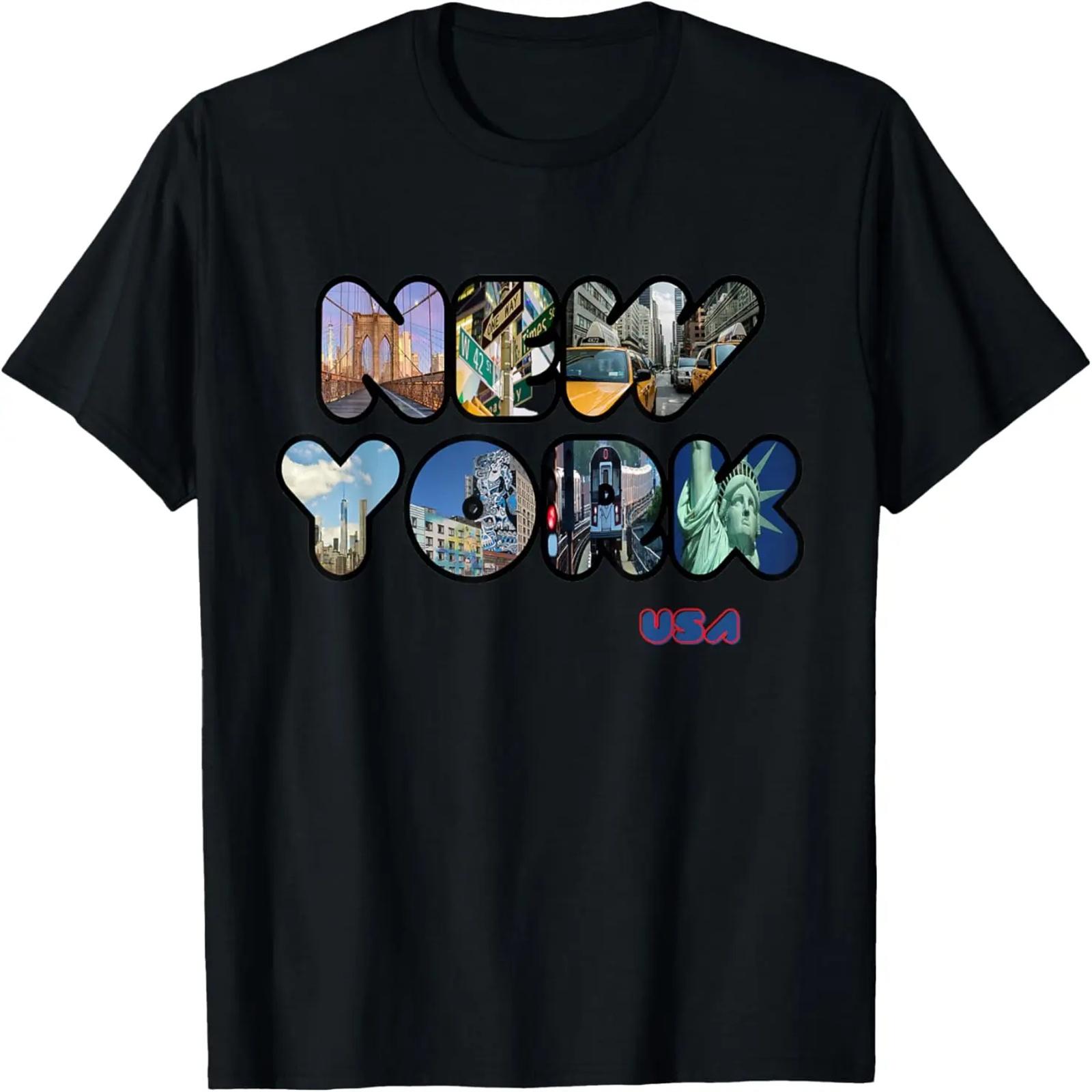 

Statue of Liberty New York City NYC Skylines Souvenir T-Shirt XXXXXL
