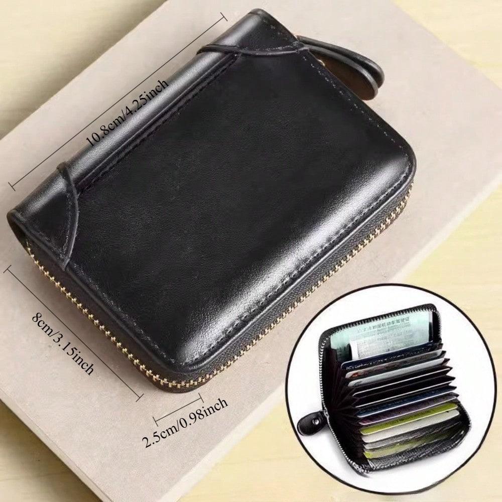 Anti-degaussing male business card bag Anti-degaussing multi-card ID card holder Driver's license Small female card holder Large capacity wallet