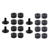 10x Cymbal Accessory Easy Installation Drum Accessories Cymbal Stand Felt Pads for Stage Concert Show Musician