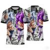 Dragon Ball 2026 Goku Vegeta Anime 3D Print T-shirts Casual Short Sleeve Tees Kids Fashion Streetwear Family Matching Outfits