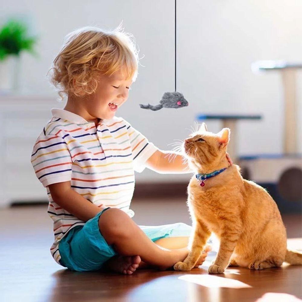 Mouse Hanging Door Type Self-excited Cat Supplies Cat Scratch Rope Cat Stick Interactive Toy