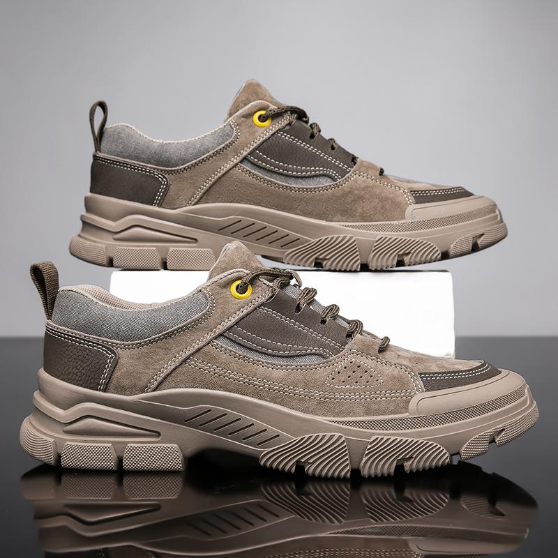 High Quality Brand Men's Outdoor Hiking Shoes Anti Slip Thick Soled Men's Trendy Sports Shoes Winter Cotton Shoes Free Delivery