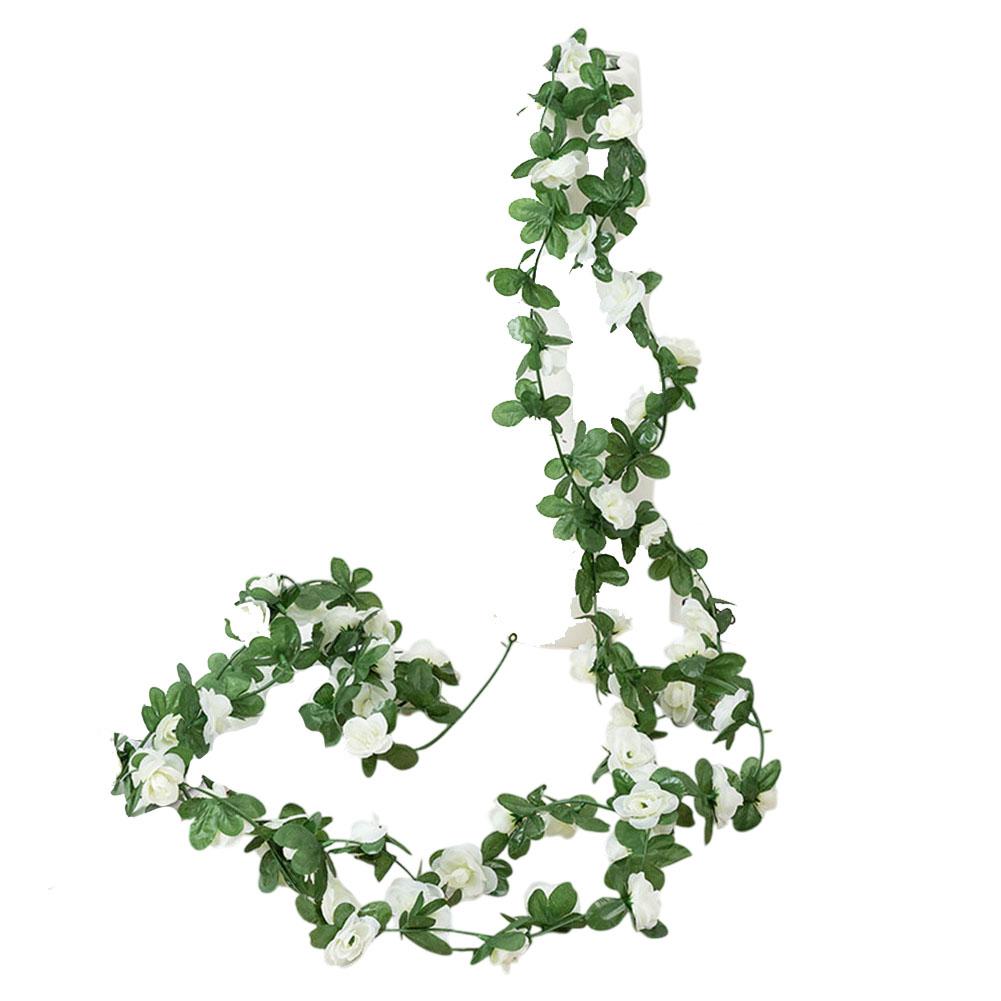 Artificial Rose Garland Decoration Wedding Artificial Floral Decoration As Shown Rose Vine Decoration Green Leaves