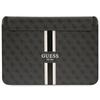 Custodia per MacBook 14" Guess 4G Strisce Stampate Nera