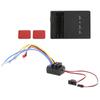 RC 80A Brushed Waterproof ESC Speed Controller with Program Card Set for 1 8 1 10 RC Cars