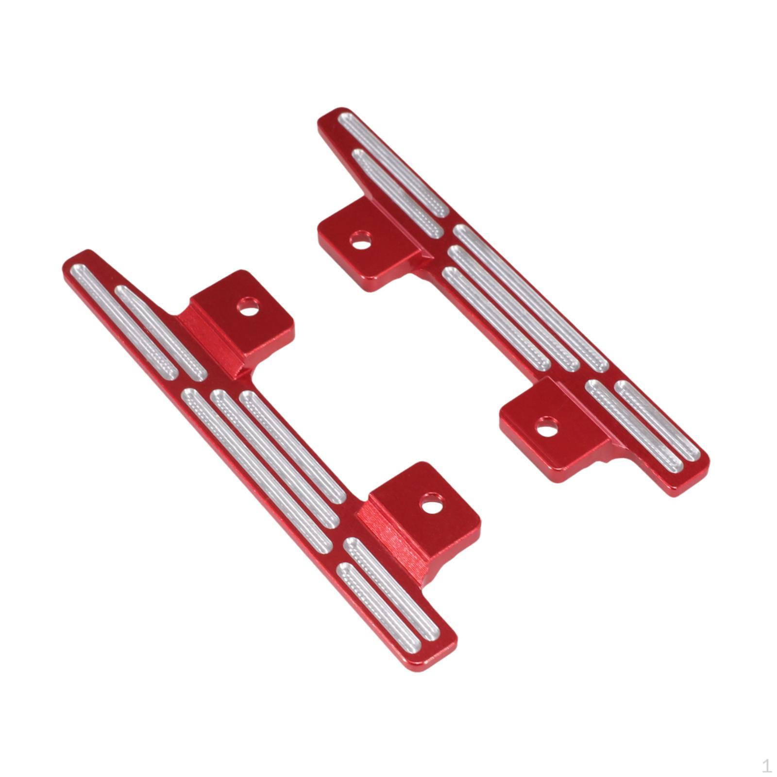 

2 шт. 1/12 Педалі для автомобілів на радіоуправлінні. Металеві бічні підніжки. Пластинова гусенична педаль для MN78 MN82.