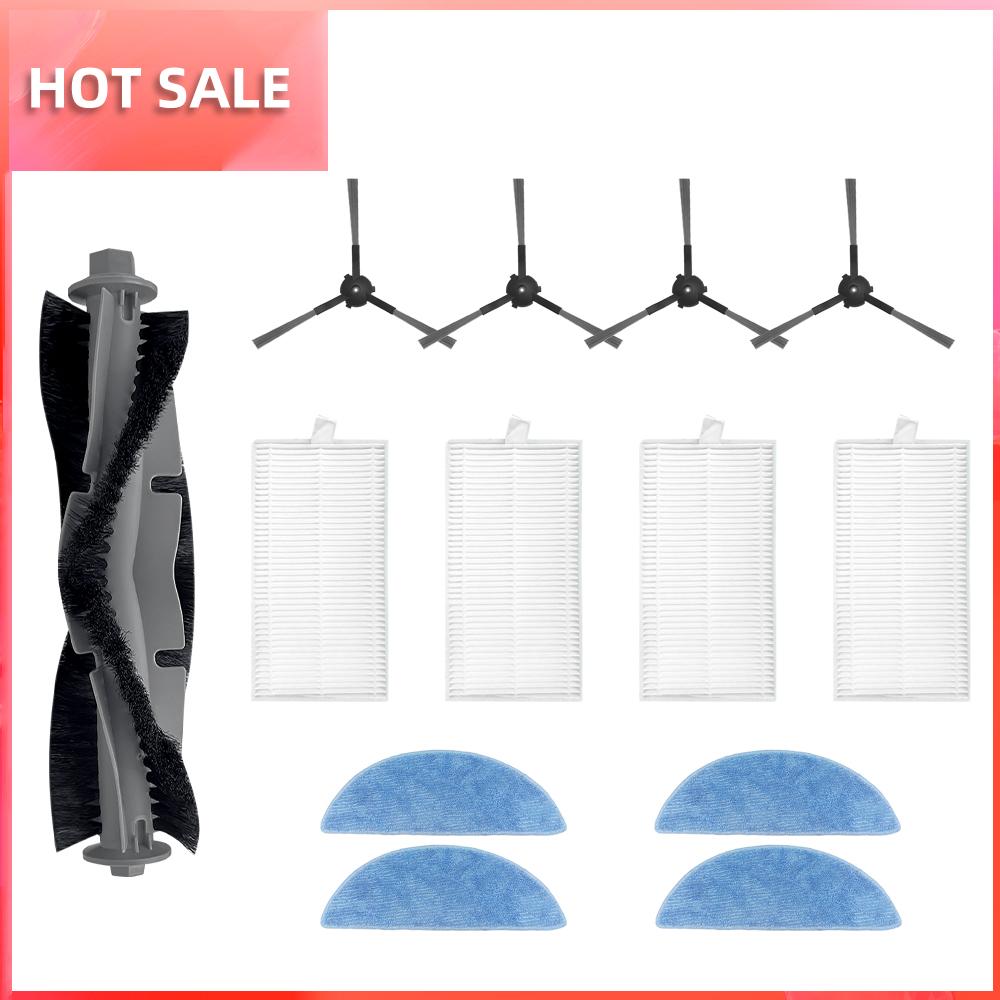 Compatible For ECOVACS Y1 PRO, YEEDI Y1 PRO Robot Vacuum Replaceable Parts Main Roller Side Brush HEPA Filter Mop Pad Cloth