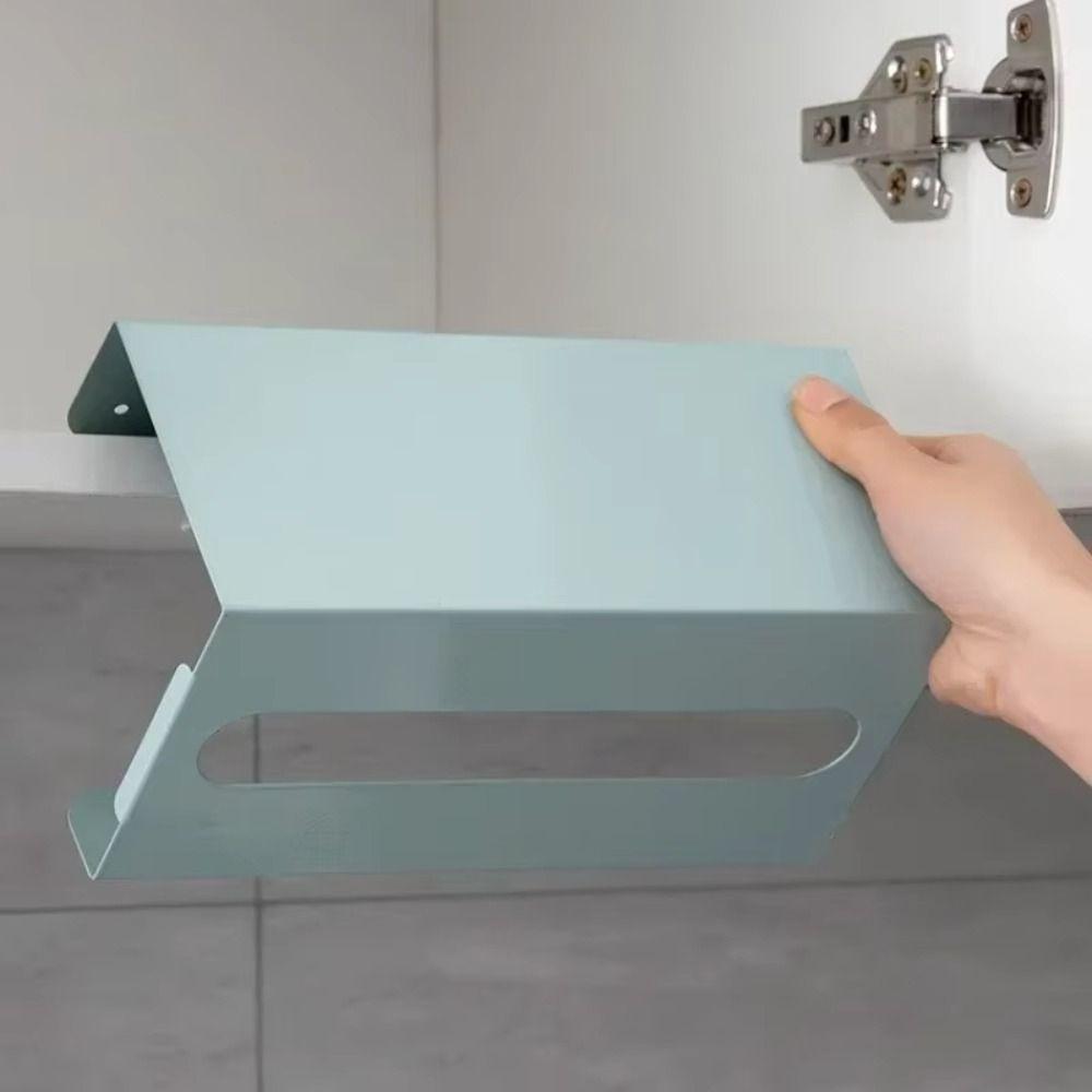Accessories Paper Towel Holder Under Cabinet Paper Towel Rack Durable Tissue Box  Kitchen