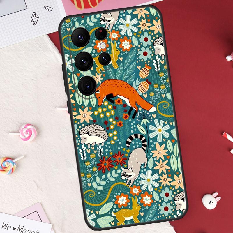 

Cute Hedgehog Case For Samsung Galaxy S26 Ultra S23 S22 S21 S20 S24 S25 Ultra S10 Plus S25 FE Cover Shell Galaxy S24 Plus