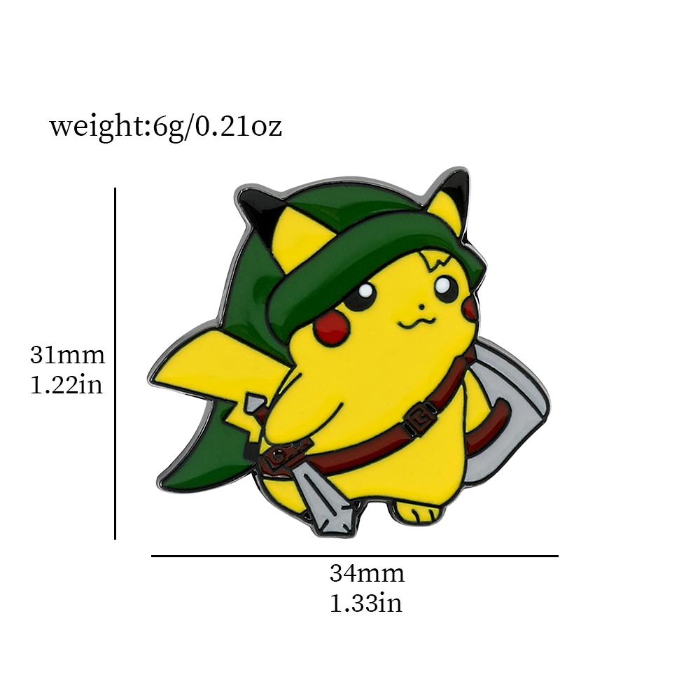 

Anime Pokmon Enamel Pins for Backpacks Adorable Pikachu Gengar Charmander Brooches Metal Enamel Badges Pins Pokemon Collection Gift