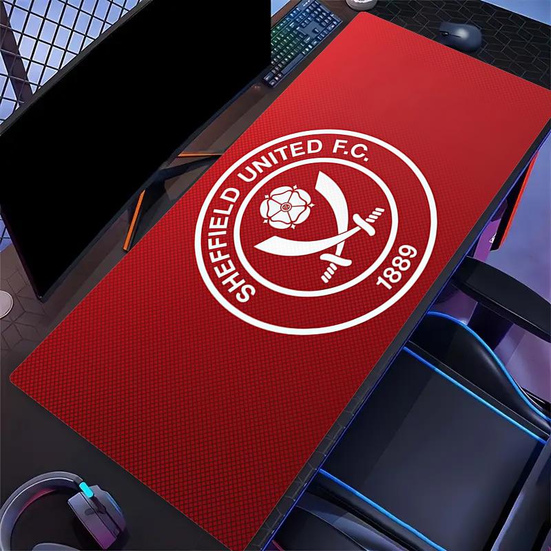 Sheffield United F.C Print  Cushion Non-slip Laptop Tablet Big Mousepad XXL Mat Mini PC Playmat With Lock Edge
