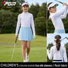 PGM Kids' Summer Ice Silk Sun Protection Long Sleeve Golf Base Layer for Girls