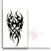 2ks Tribal Totes Black Drgon Fire Falešné tetování Vodotěsné Dočasné samolepky na přenos vody
