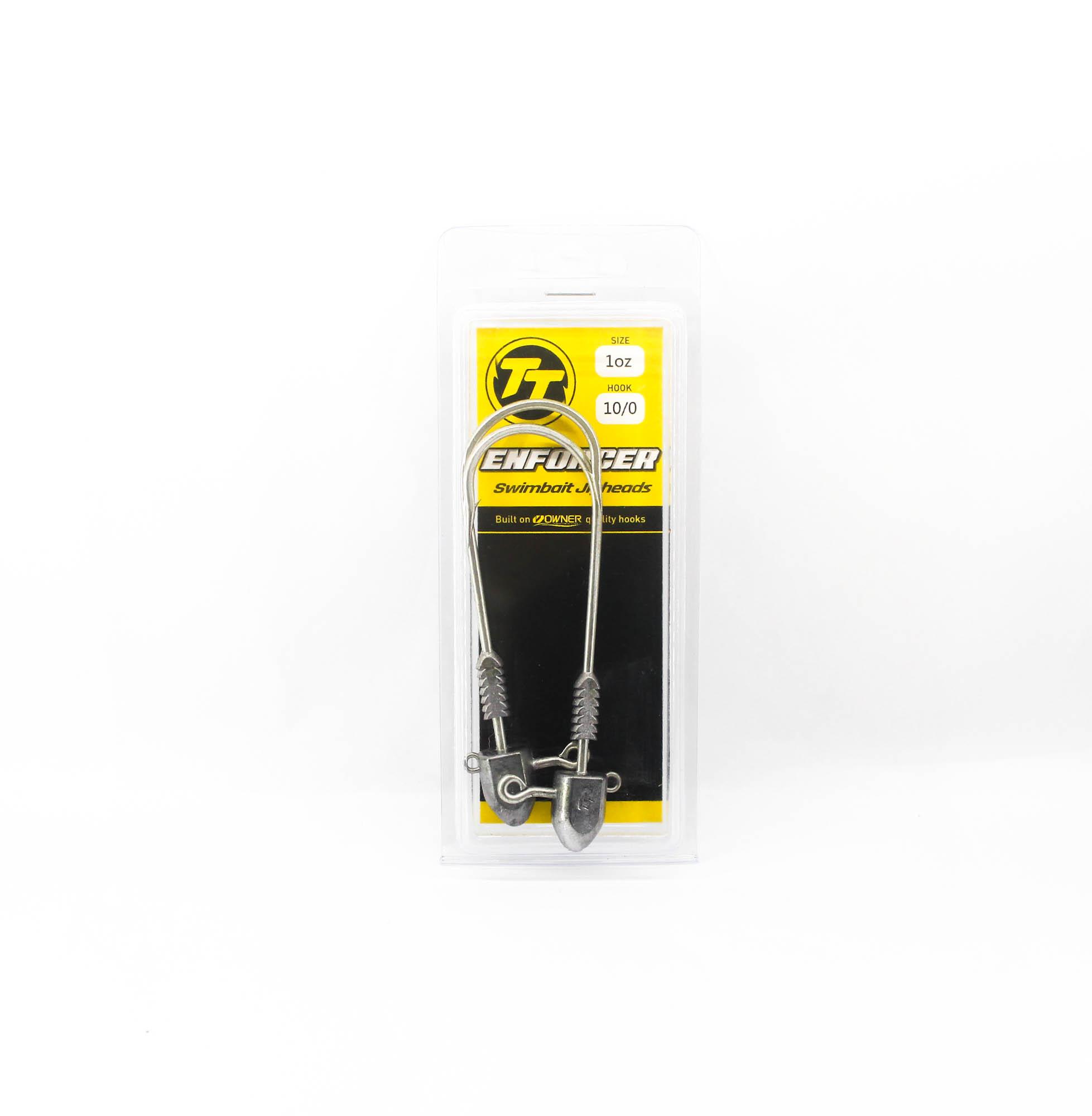 Tackle Tactics TT Enforcer Jig Head 1 oz 10/0 2/pack (3080)