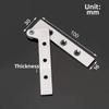 Stainless Steel Pivot Hinge 360-degree Revolving Door Hinge For Cabinets Doors Stainless Steel Chicken Beak Hinge