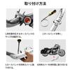   Motorcycle Hole Ht   Curve Exhaust Pipe Cover Black