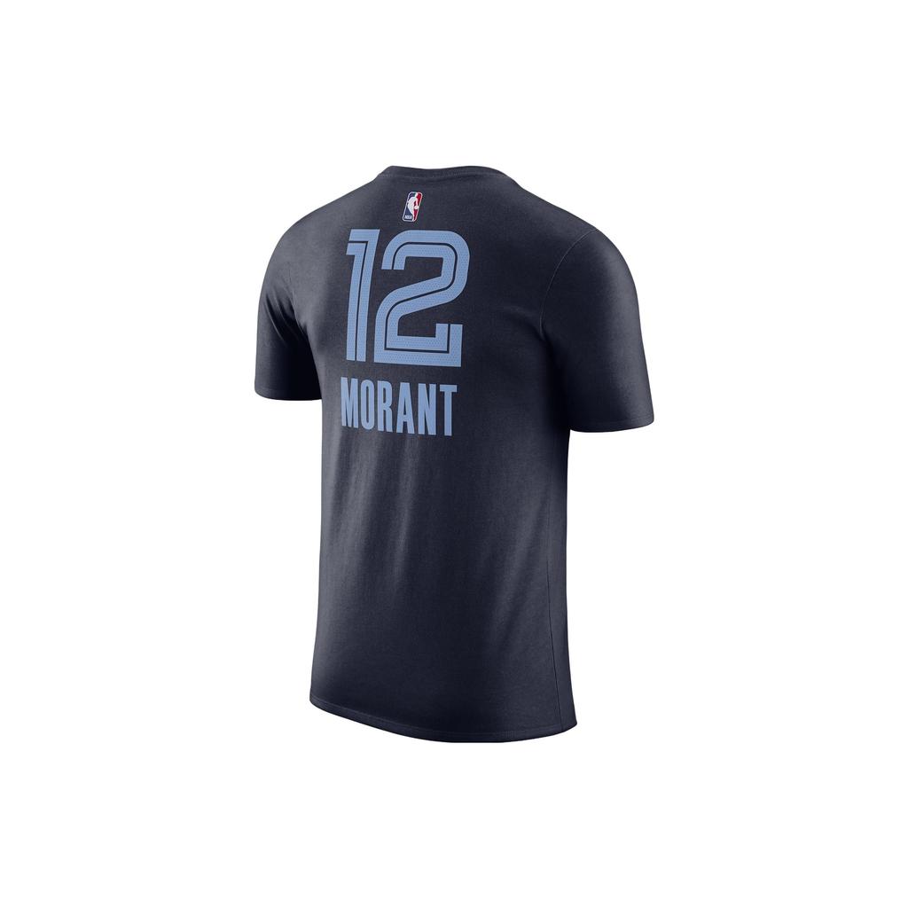 Nike NBA Memphis Grizzlies Ja Morant T-shirt Dark Blue/Light Blue Men Streetwear DR6382-425