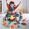 Children's Adventure Camping Light & Sound Set - Pretend Play Bonfire & BBQ Toy