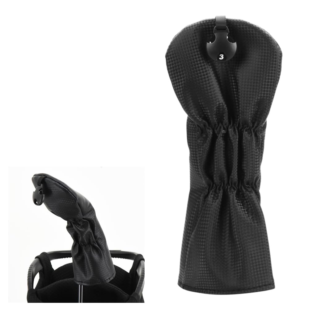 

Головка клюшки для гольфа дождь просто положите ее удар царапина вид карбона чехол, защита, на, поглощение, предотвращение, (FW) чёрный