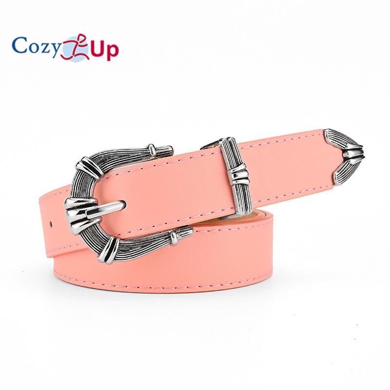 Damen Gürtel Mode All-Match Student Silber Dekogürtel Frauen