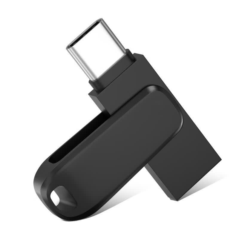 OLOEY Dual-Use Metal USB Flash Drive for Phones & Computers