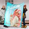 Personalized Custom Name Blanket - Singer Karol G Print Design,Blanket for Sofa,Bed,Travel,Camping - Soft and Warm, Great Gift