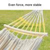 Double Hammock Swing Bed, Thickened Fabric Soft Canvas, Portable Travel Hanging Hammock for Camping and Outdoor, Large