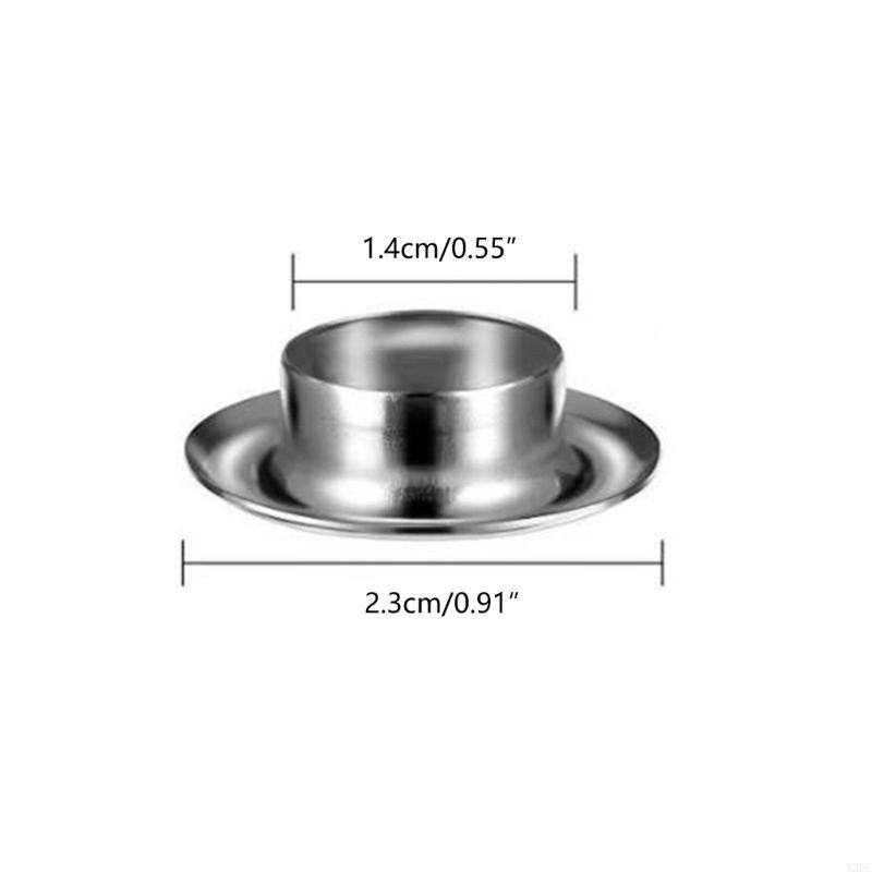 100 Zestawów 2 Kolory Przepusty Oczka z Narzędziem, 14mm Przepust do Rękodzieła DIY X3UC