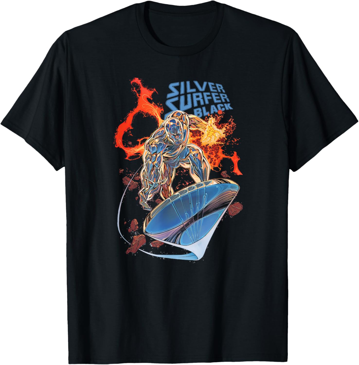 Marvel Silver Surfer Black #1 Comic Cover T-Shirt S разноцветный