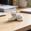 Adorable Cat Desk Accessory 3D Printed Ornament Realistic Plush Texture Figurines
