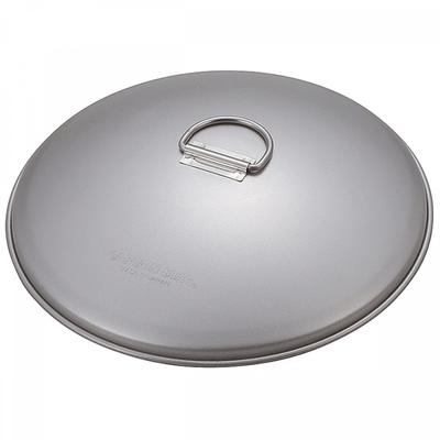 Captain Stag Outdoor Multi Griddle Plaque de Grill Ronde 25cm Couvercle Ug 1602