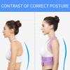 BEPAN Invisible Back Posture Corrector Back Band Brace Extended Support Belt Adjustable Back Spine Lumbar Posture Correction For Women