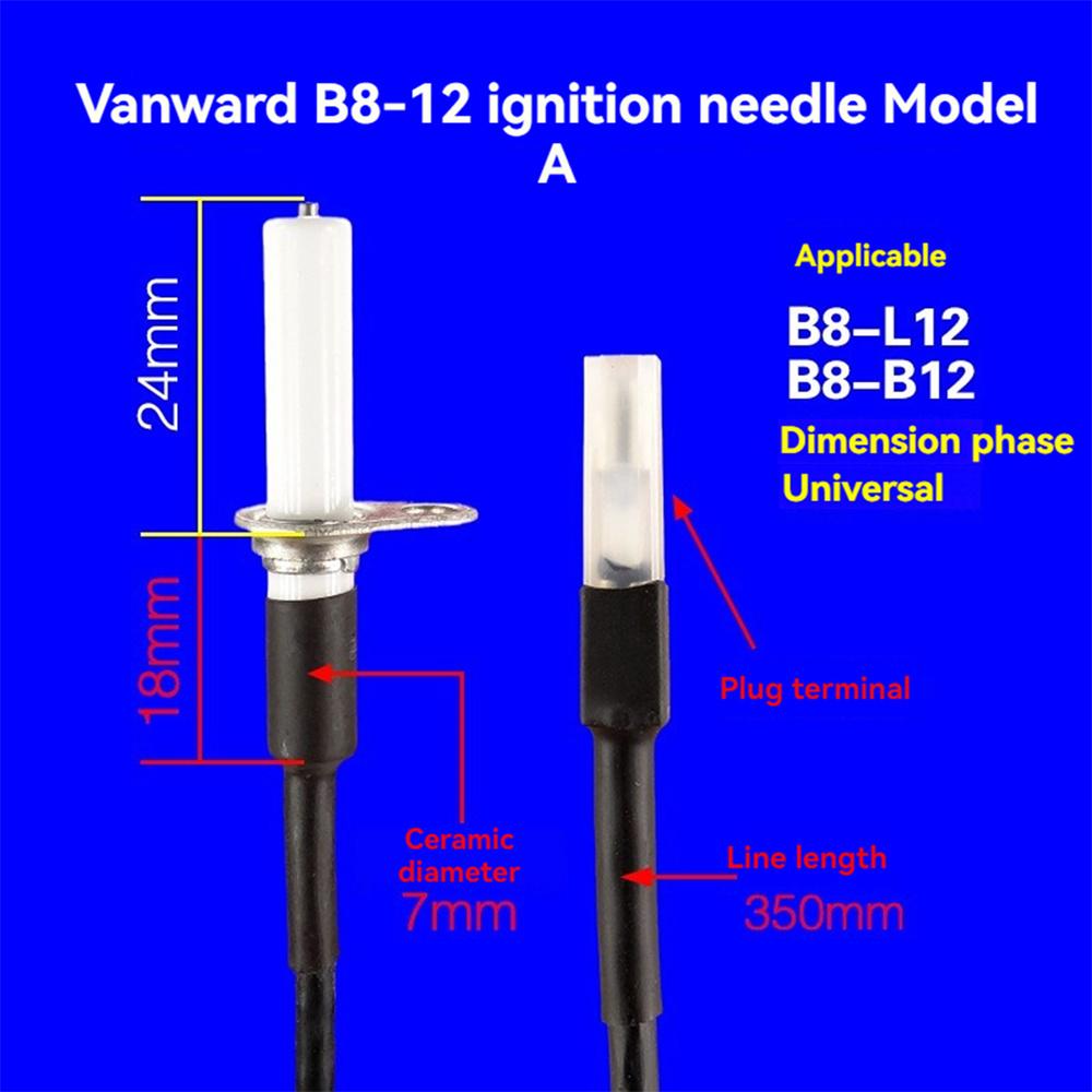 

Universal Ignition Needle Probe Electrode Original Ceramic Ignitor For Vanward B8-L12/ B12/ B20X /E5-B02X Gas Stove Accessories