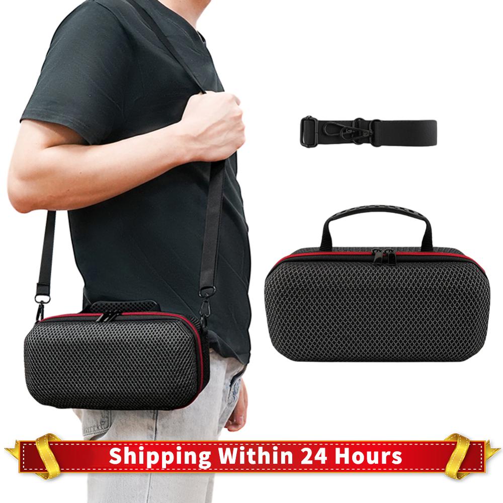 Travel Protective Bag Dustproof Speaker Pouch Bag Carrying Organizer Storage Bag for Marshall Middleton II for JBL Charge 6