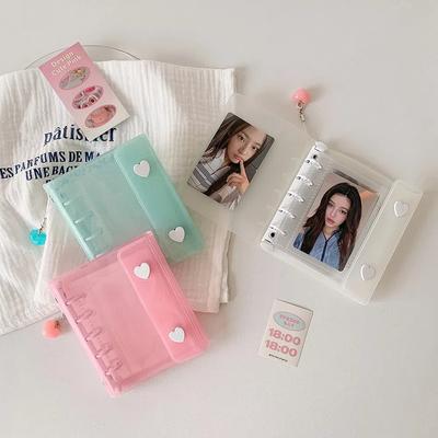 3 Zoll ID-Foto Koreanischer Fotokartenhalter Loseblatt-Ordner Dekoration Idol-Karten-Display-Schutz Idol-Foto-Karte Bild