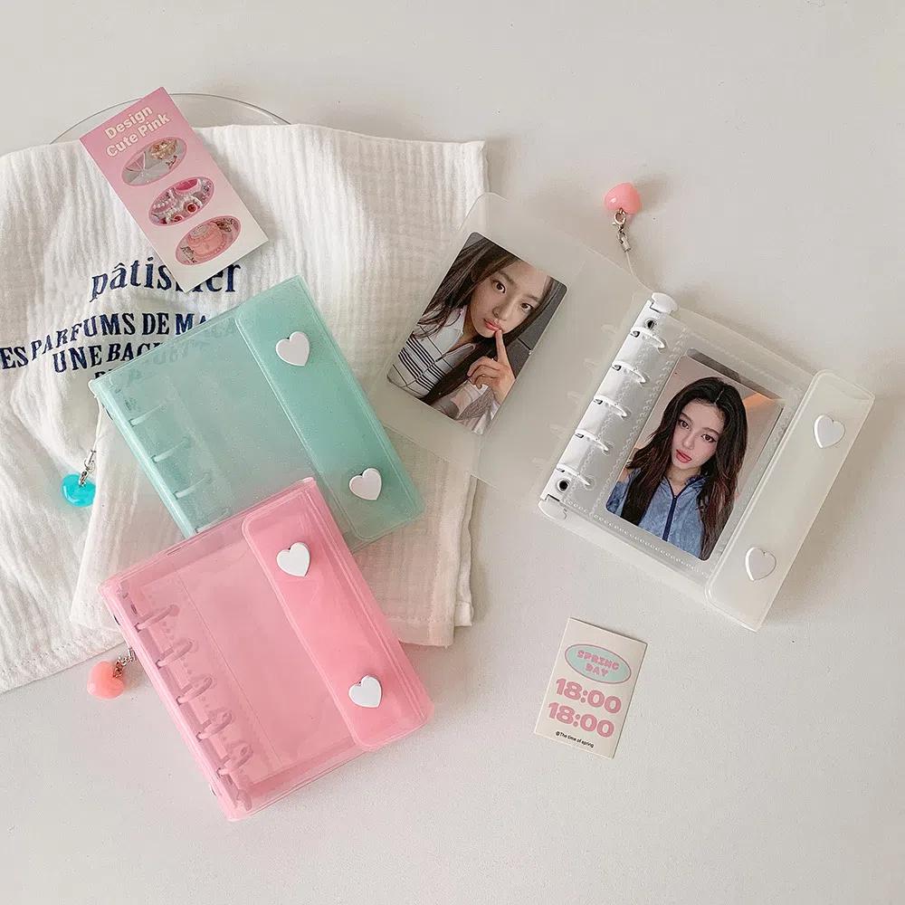 3in ID Photo ID Photo Photocard Frame Loose-leaf Binder Card Protective Case  School Stationery