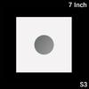 7/10/12 Inch Vinyl Records Sleeve LP Record Cover Resealable Outer Sleeves Composite Kraft Paper Bag Vinyl Record Storage Bags