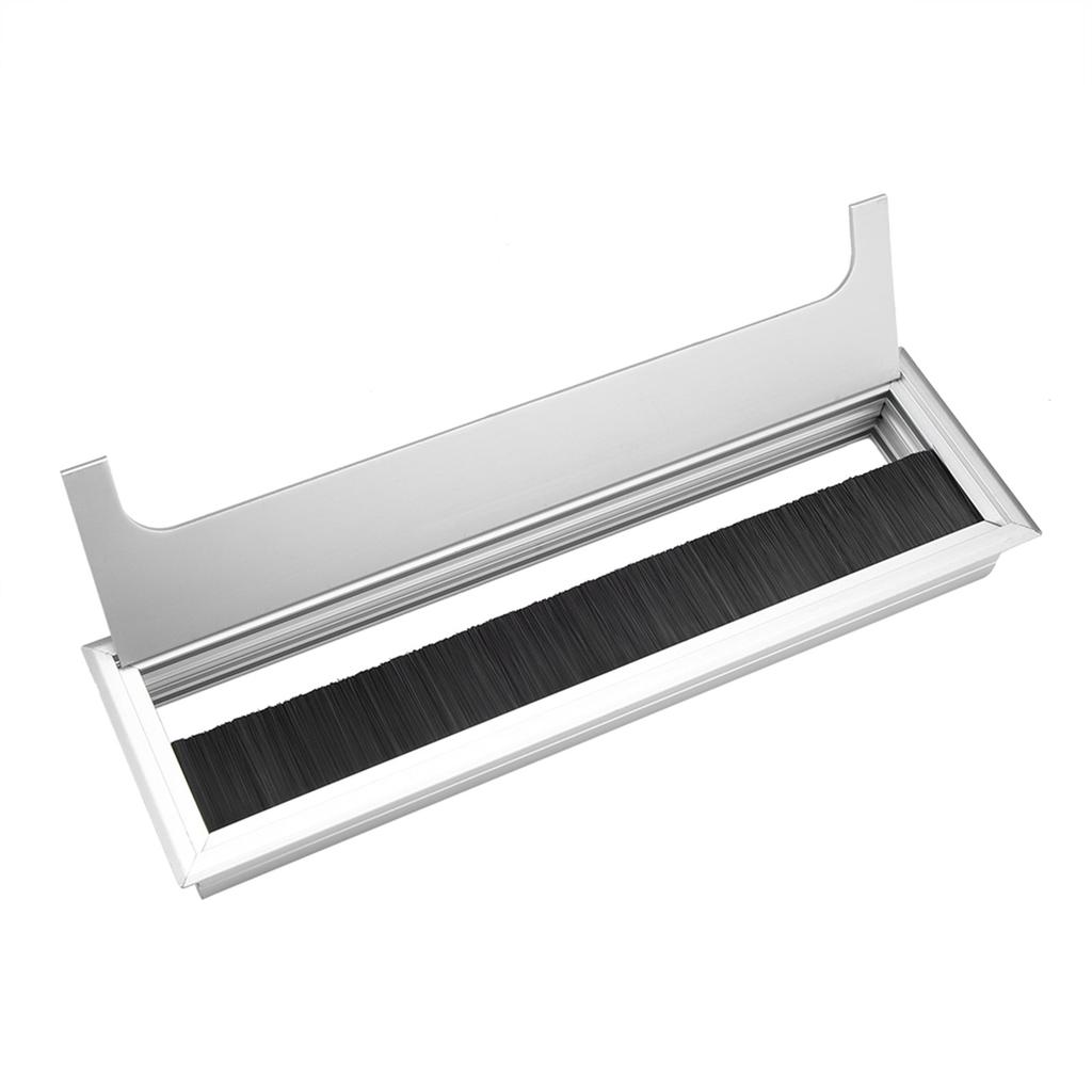 Quadratische Aluminium Schreibtisch Computer Draht Kabel ordentlich Outlet Einsatz Loch Top Abdeckung