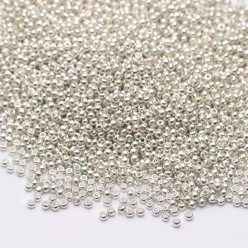 Gold & Silver 2-4mm Color-Retaining Spacer Beads for DIY Bracelets