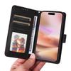 For iPhone 16 Plus Magnetic Case BETOPNICE Detachable PU Leather Phone Cover with Strap