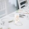 15PCS Table Number Holders Glasses Shape Multifunctional Slick Finish Iron Wire Picture Holder