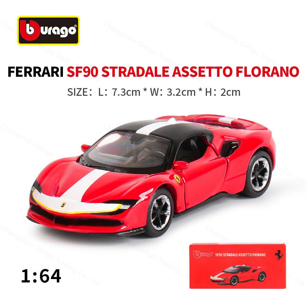 Bburago 1:64 Ferrari 812 Daytona SP3 SF90 SP1 F40 488GTB 599GTO ENZO Véhicules Statiques Moulés sous Pression Objets de Collection Loisirs Modèle Voiture Jouets